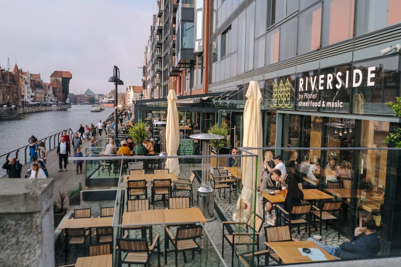 Riverside by Pilsner, street food & music